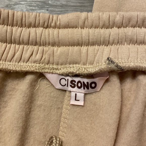 CISONO Nude Sweatpants NWT L - Picture 5 of 8